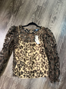 Eva Franco Sheer Overlay Top (Size Medium)