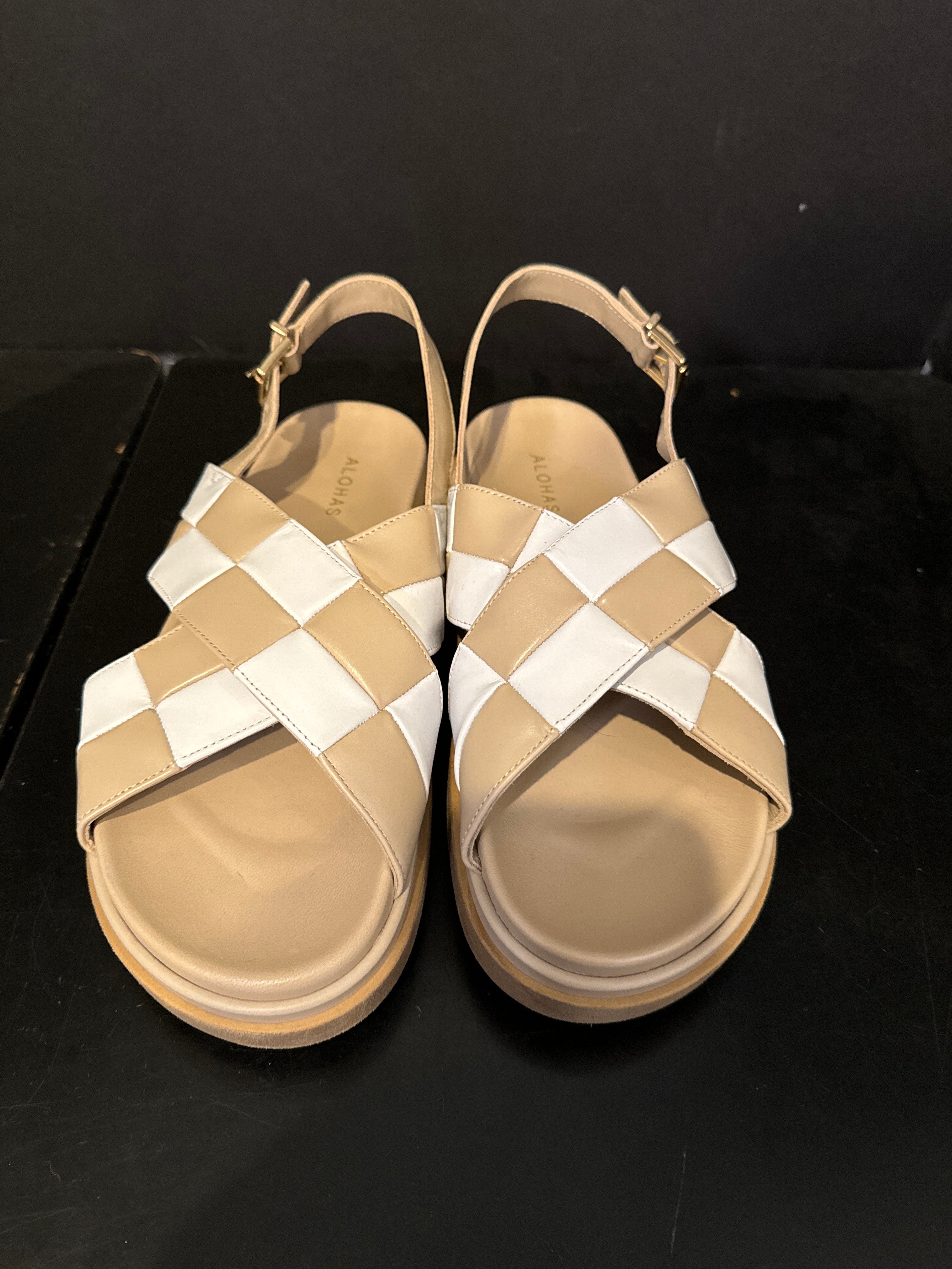 Alohas Woven Flats Shoes - size 11.5