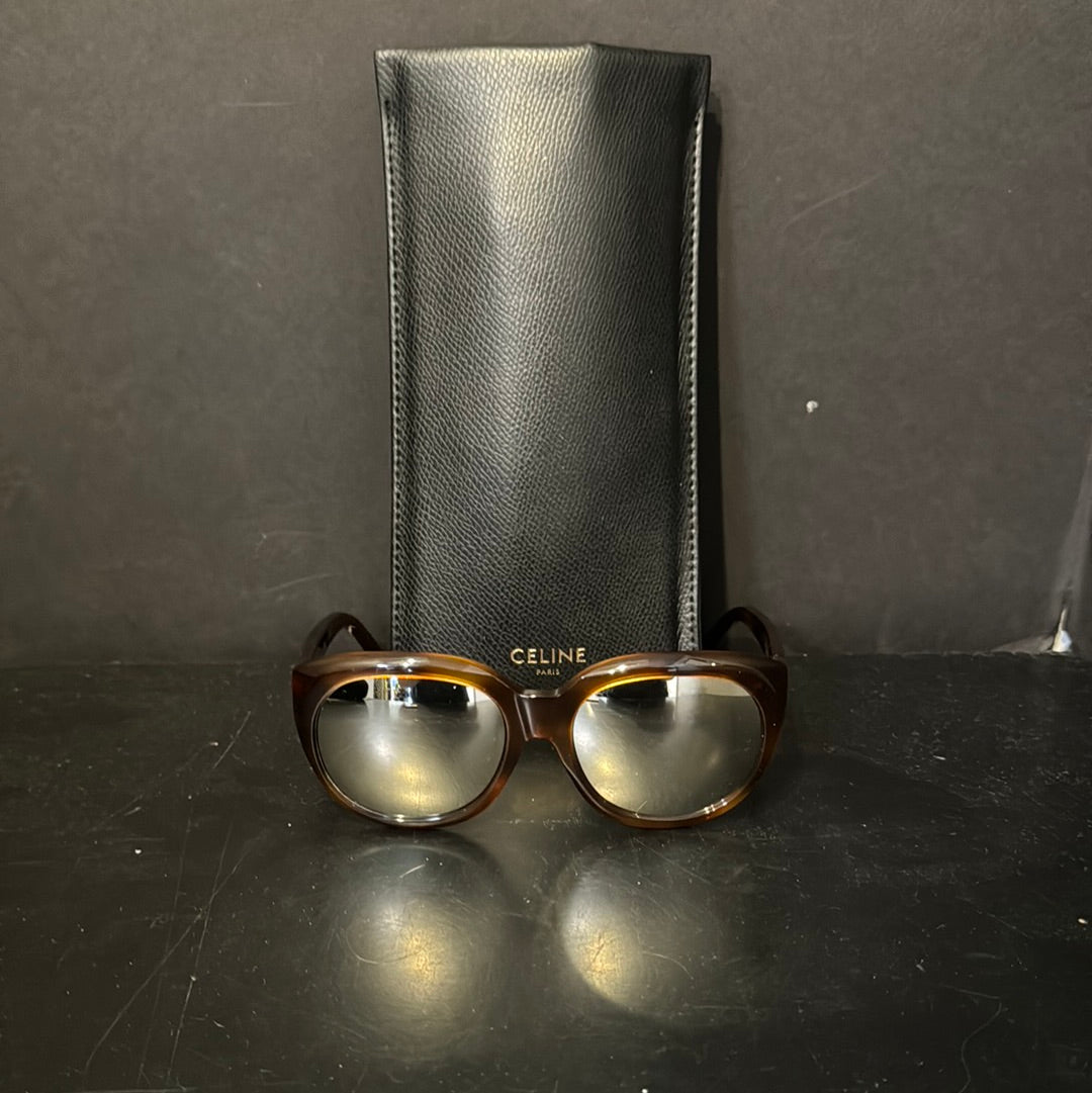 Celine Mirror Lenses Sunglasses With Case