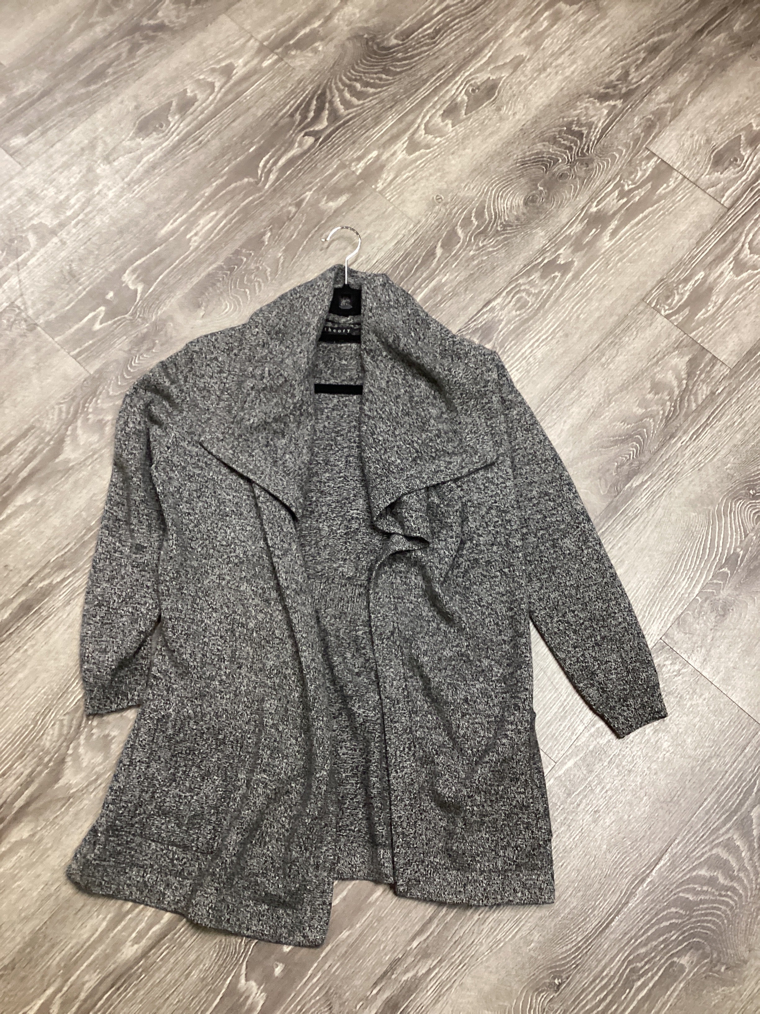 Theory wool knit open cardigan