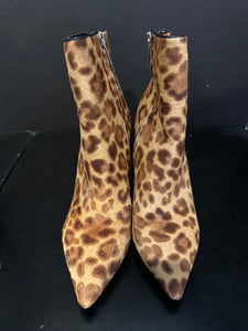 Marc Fisher Cheetah Calf Booties - size 7