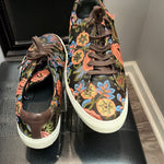 Load image into Gallery viewer, Taft Sneakers Floral Lace Up size 12.5
