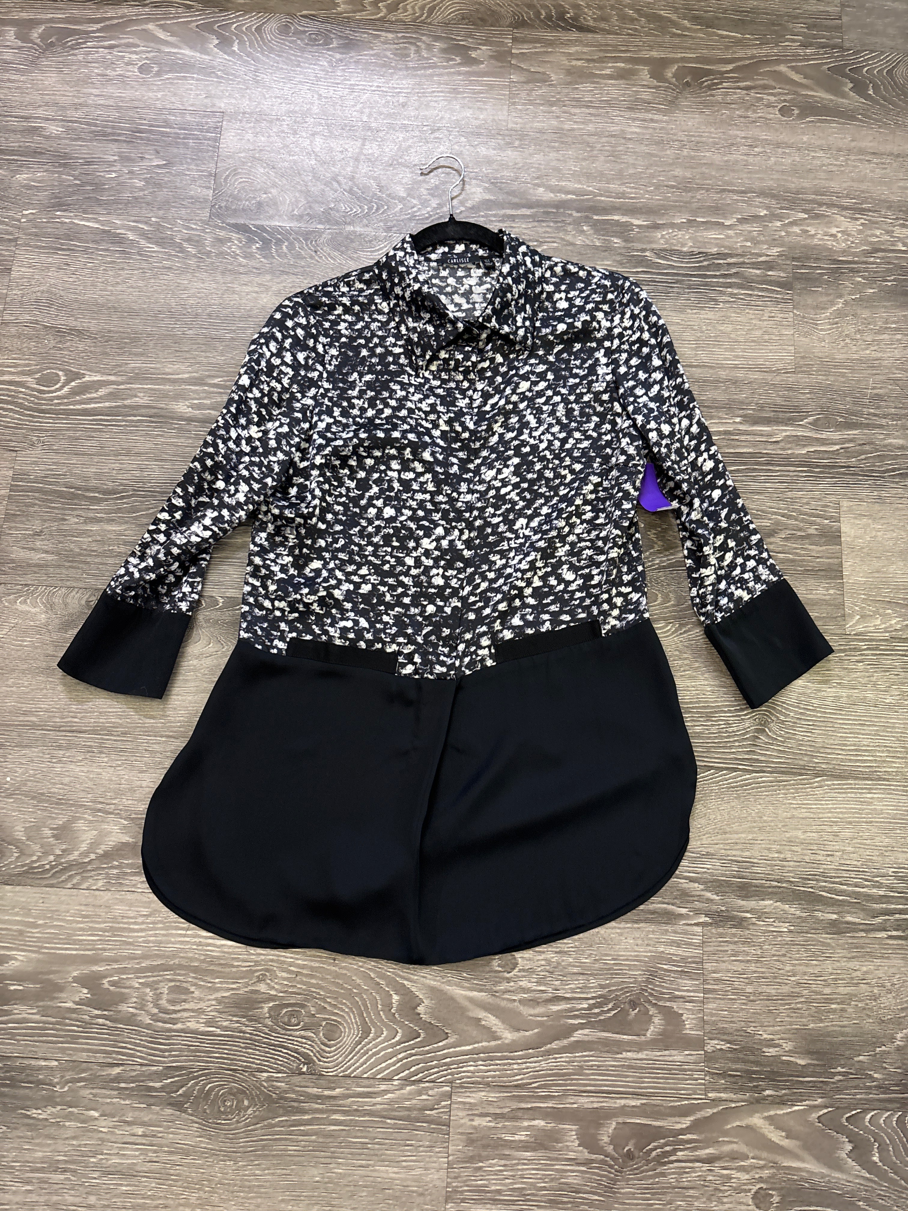 Carlisle LS Two Tone Top - size 4