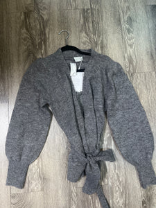 ICHI Cardigan With Belt (Size Small)