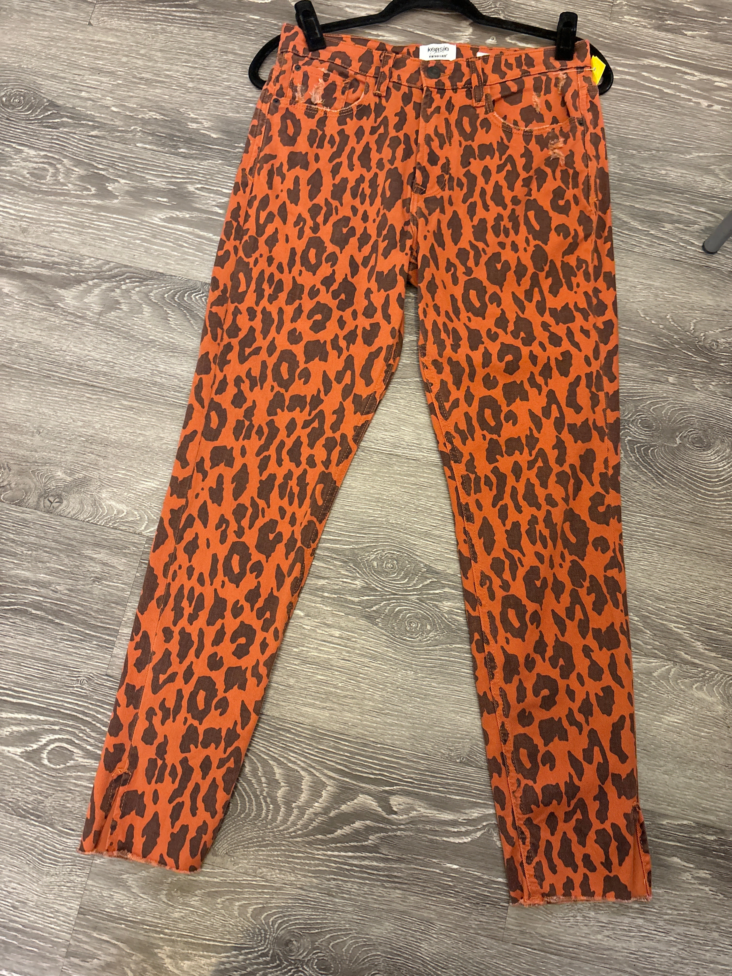 Kensie Leopard HiRise Pants - Size 4/27