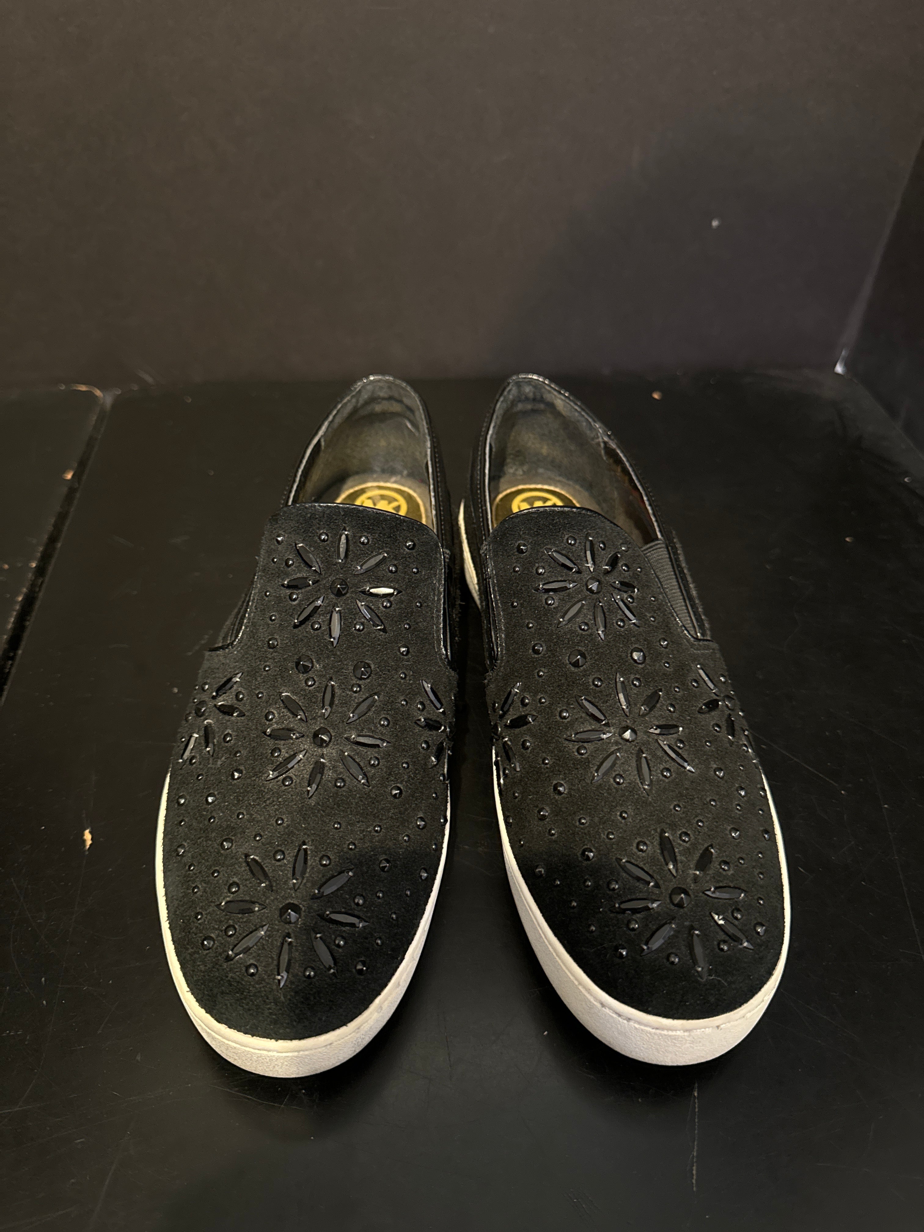 Michael Kors Embellished Suede Shoes - size 8.5