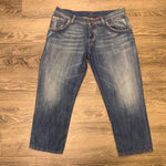 Load image into Gallery viewer, Prada Cropped Altered Jean Size S
