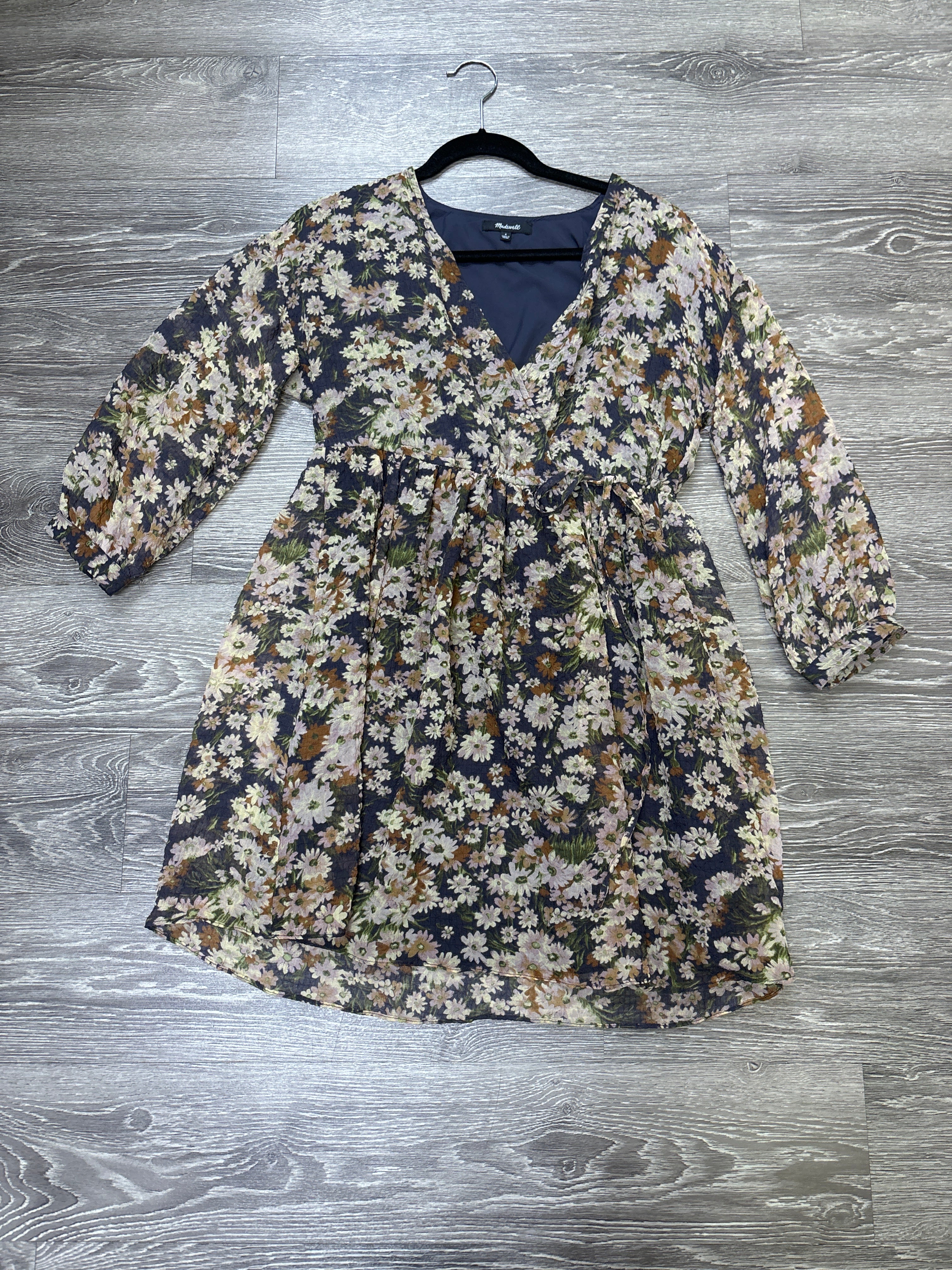 Madewell Floral Gauze Dress - Small