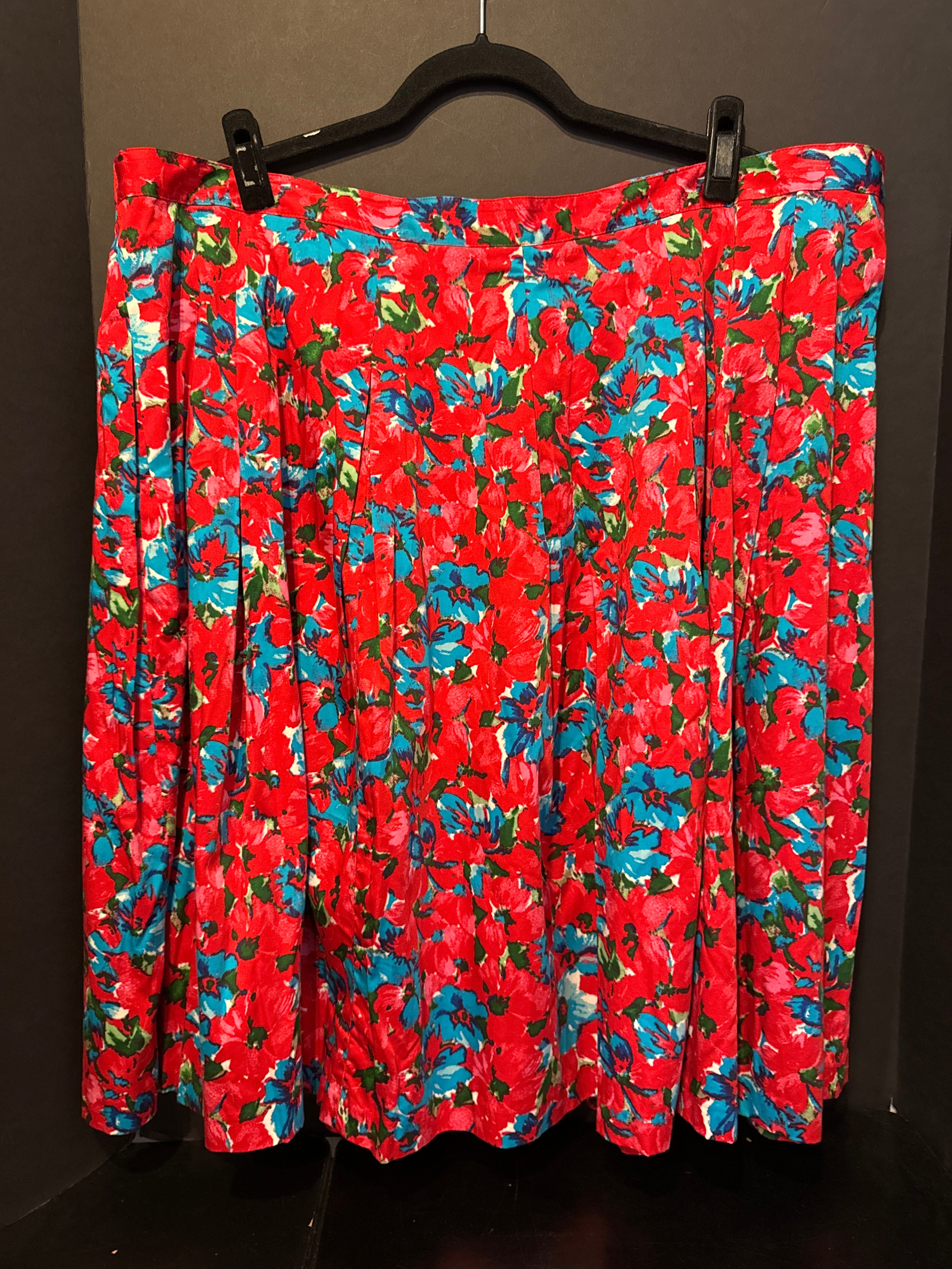 Talbots Floral Skirt - size 24W