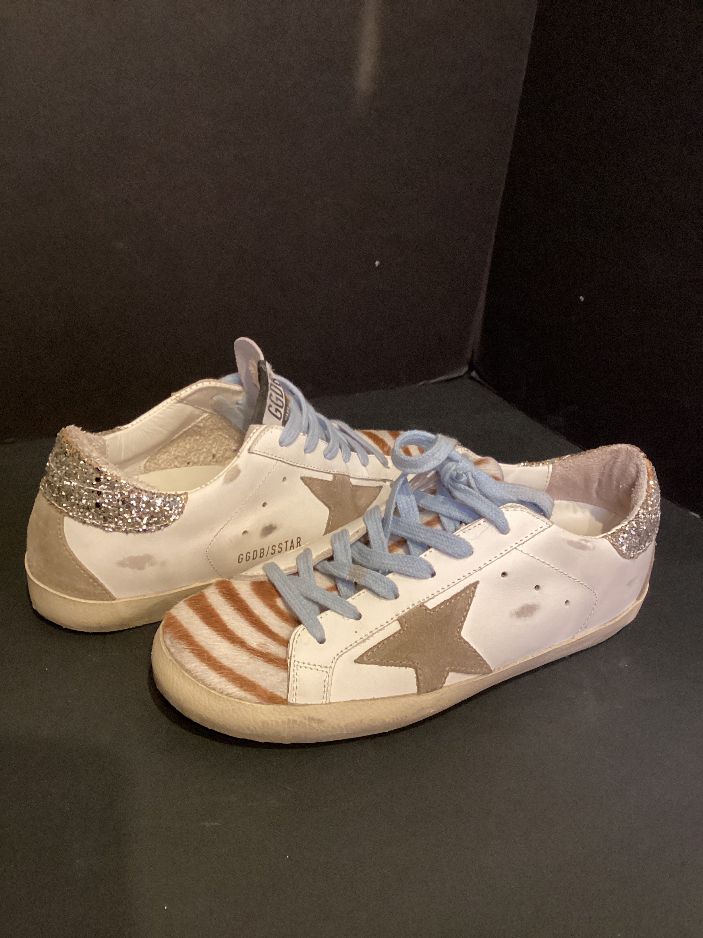 Golden Goose, Calf hair/ Leather sneaker, Size 37