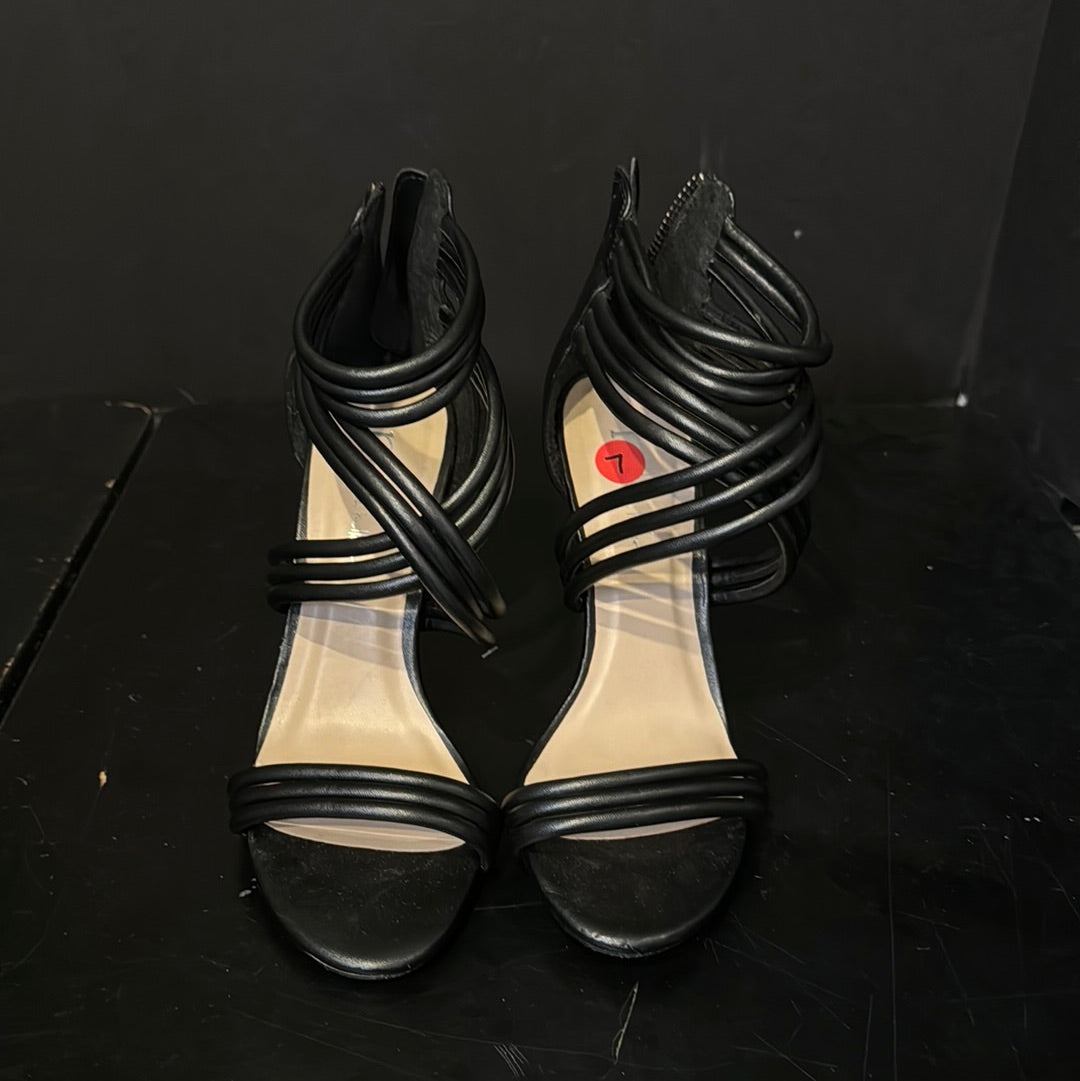 Nicole Miller Strap Heels Shoes - size 7