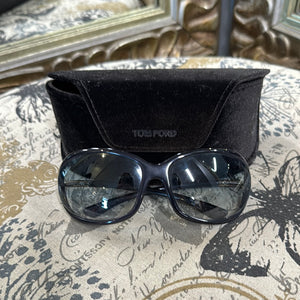 Tom Ford Large Oval Sunglasses Accessory - with case