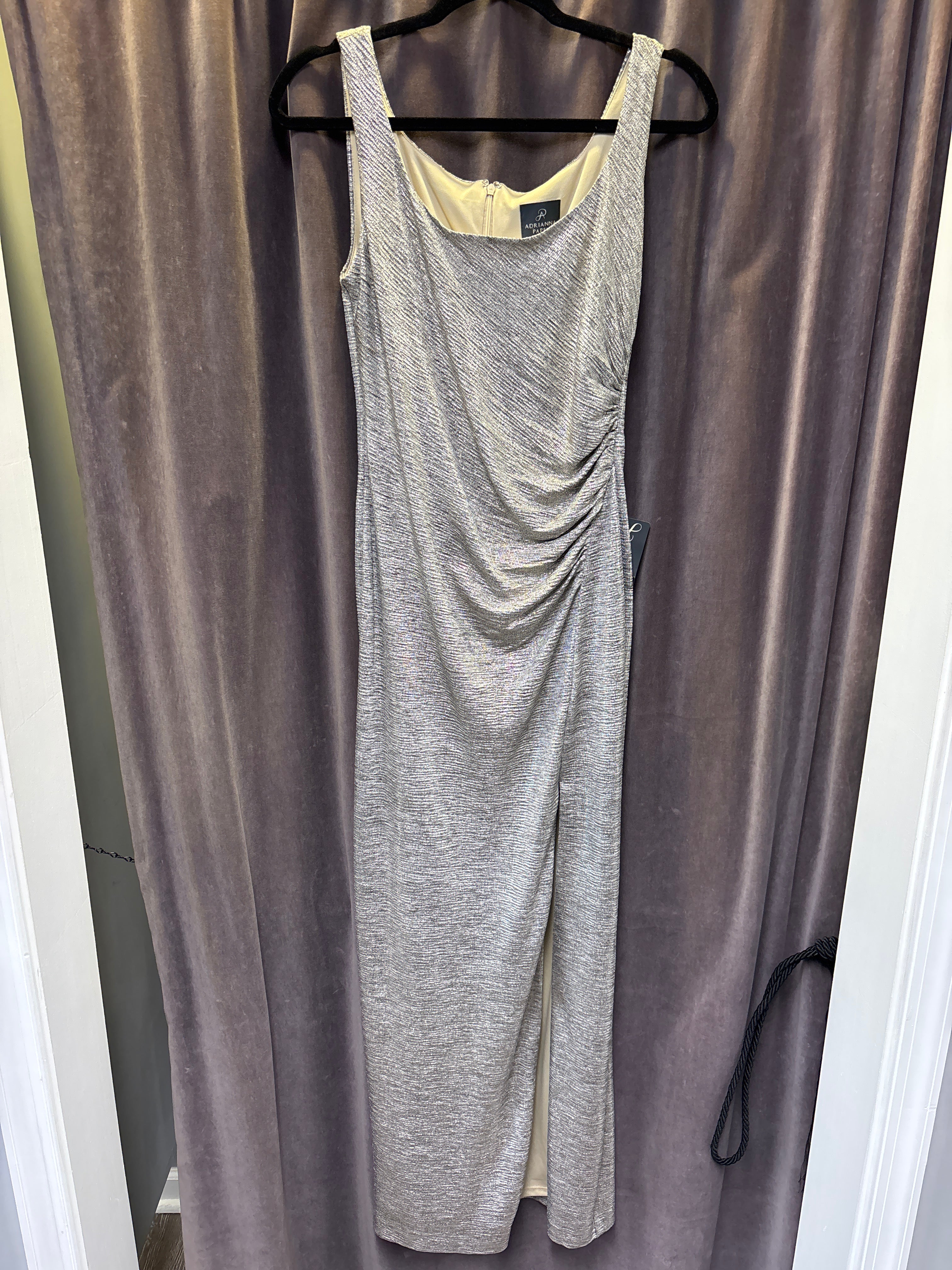 Adrianna Papell Metallic Gown - Size 4