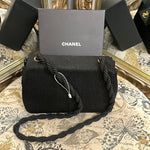 Load image into Gallery viewer, Chanel rare silk hand woven handbag - small
