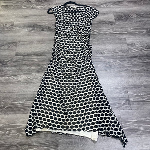 Max Studio Polka Dot Mesh Dress - Large