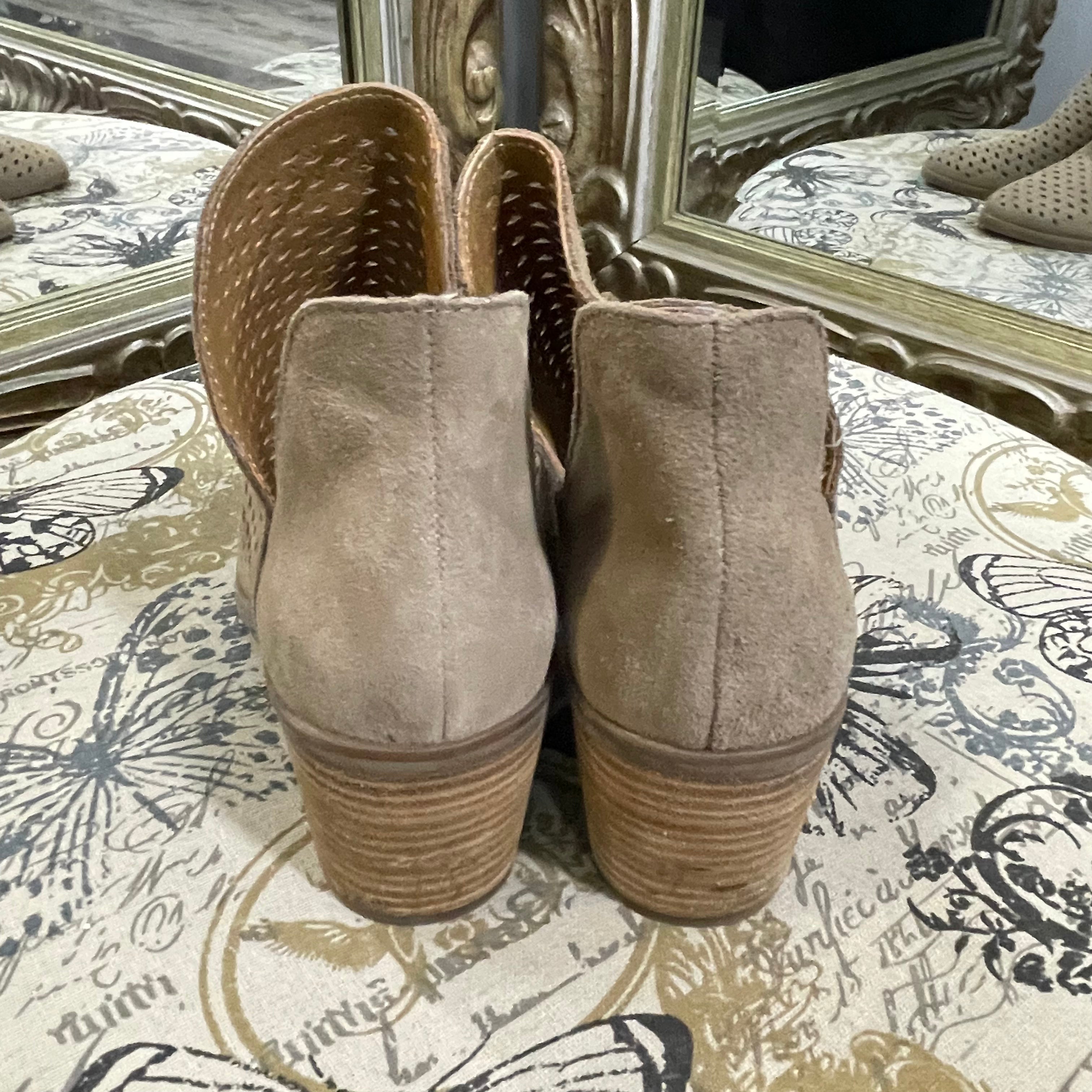 Lucky Brand Slip Ons Booties - Size 8.5