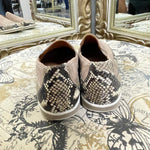 Load image into Gallery viewer, Ara Snakeskin Suede Slip On Shoes - Size 6.5
