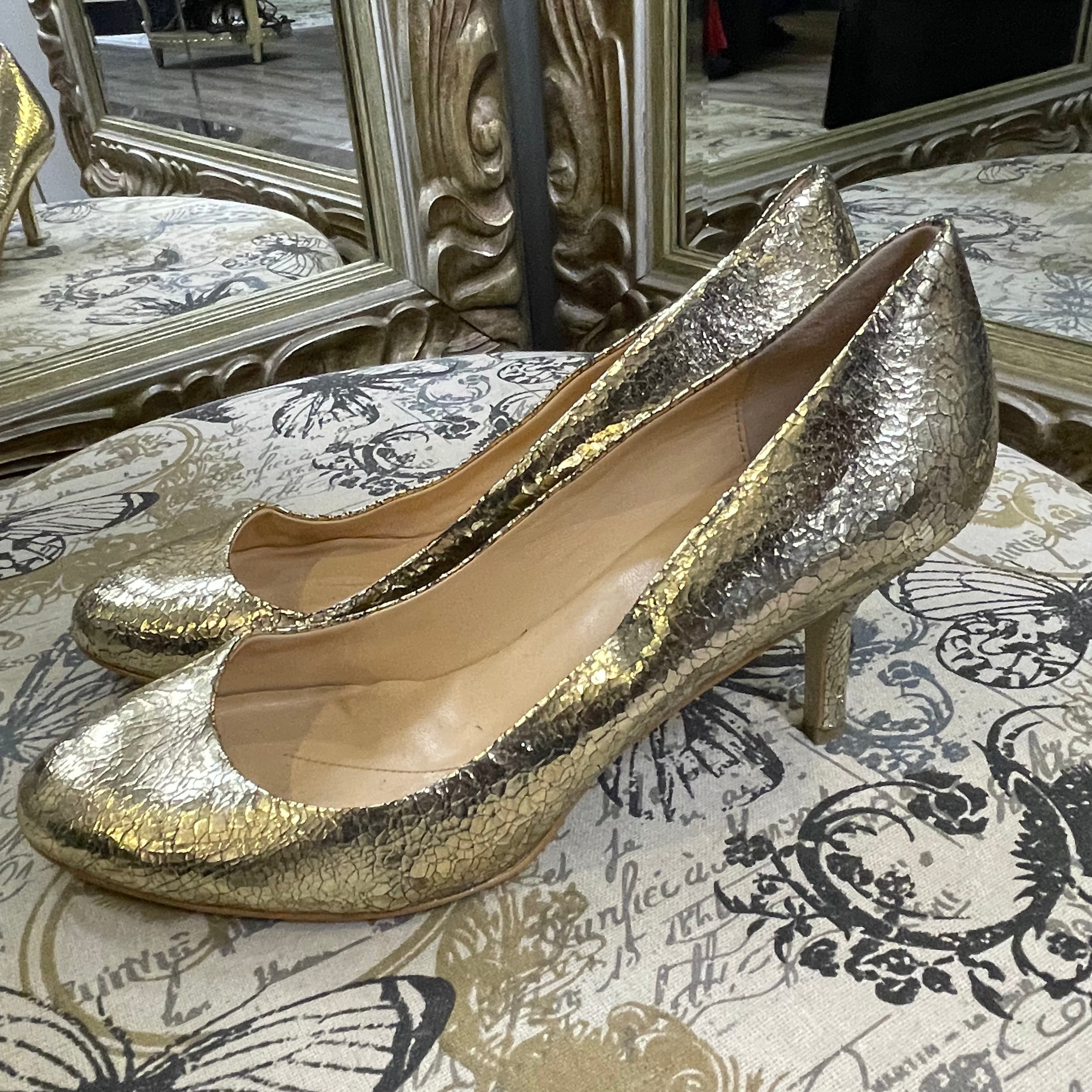 Kate Spade Metallic Heels - Size 9.5