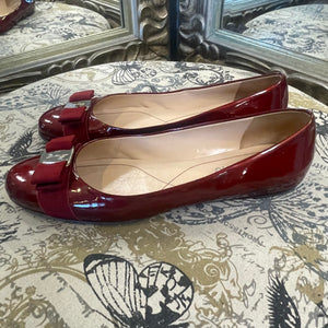 Ferragamo Patent Flats - Size 9.5