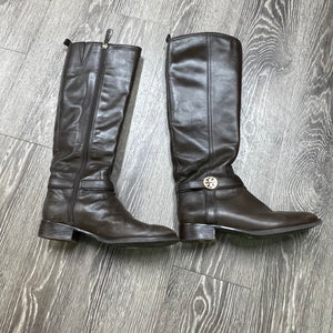 Tory Burch Tall Leather Boots - Size 7.5