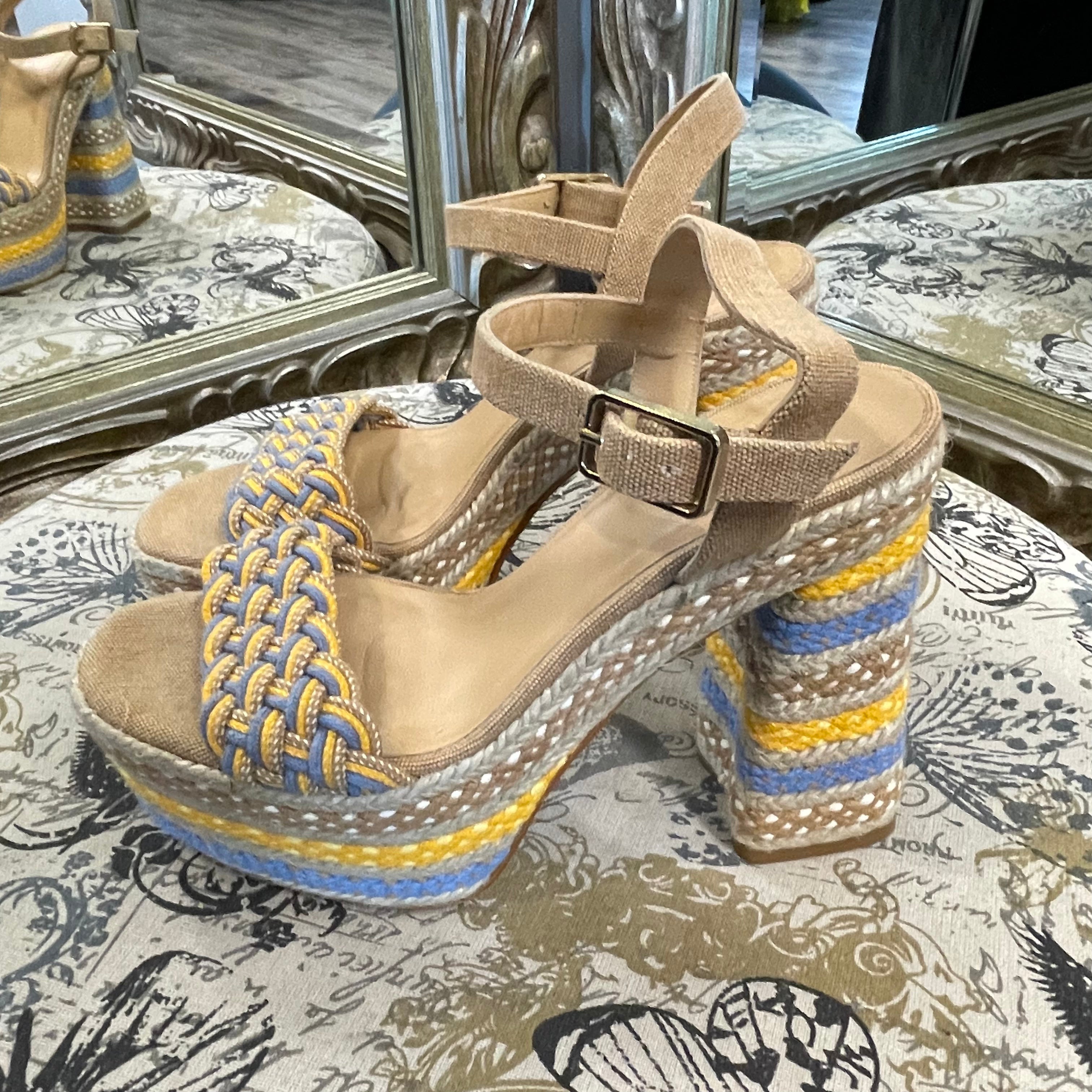 Castaner Espadrille Platform Heels - Size 38