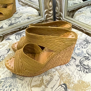 Carrie Forbes Woven Wedge - Size 9