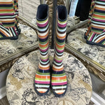 Load image into Gallery viewer, Coach Rainbow Stripe Boots - Size 7
