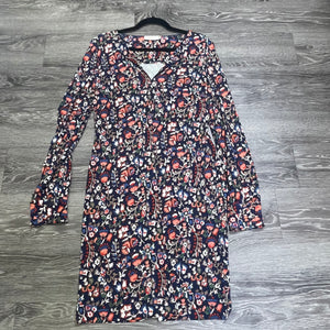 Tory Burch Floral Long Sleeve Dress - Medium