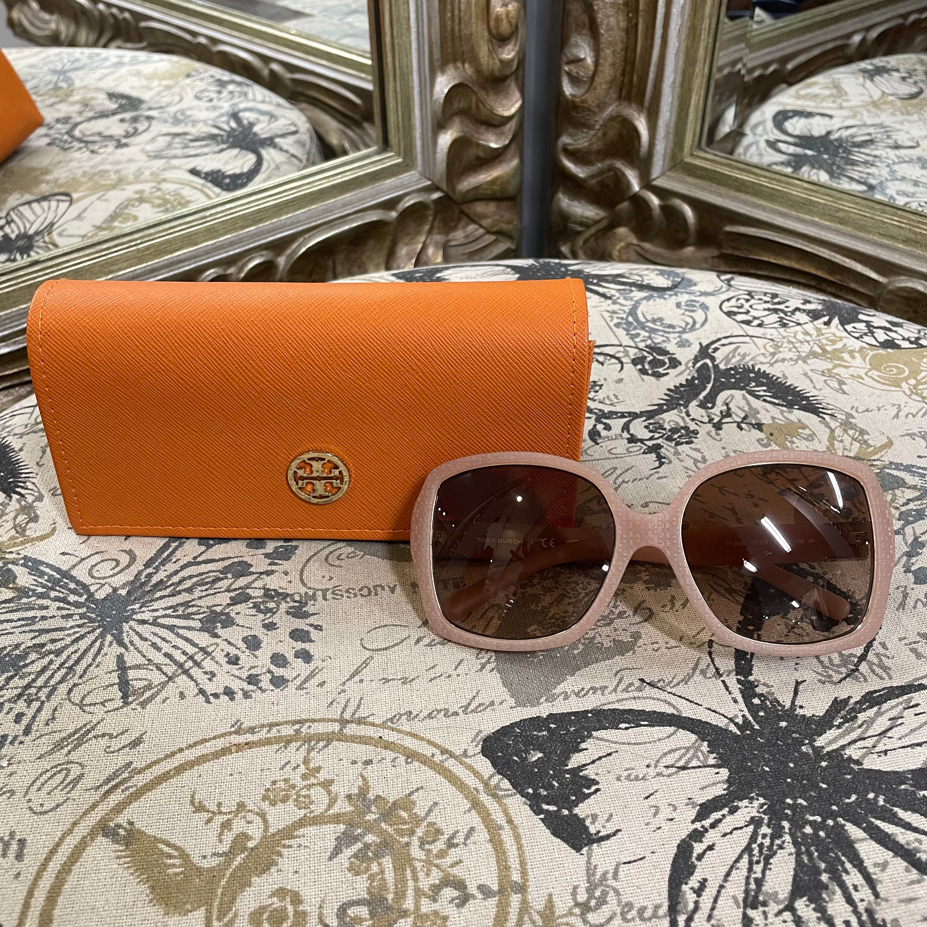 Tory Burch Logo Square Sunglasses