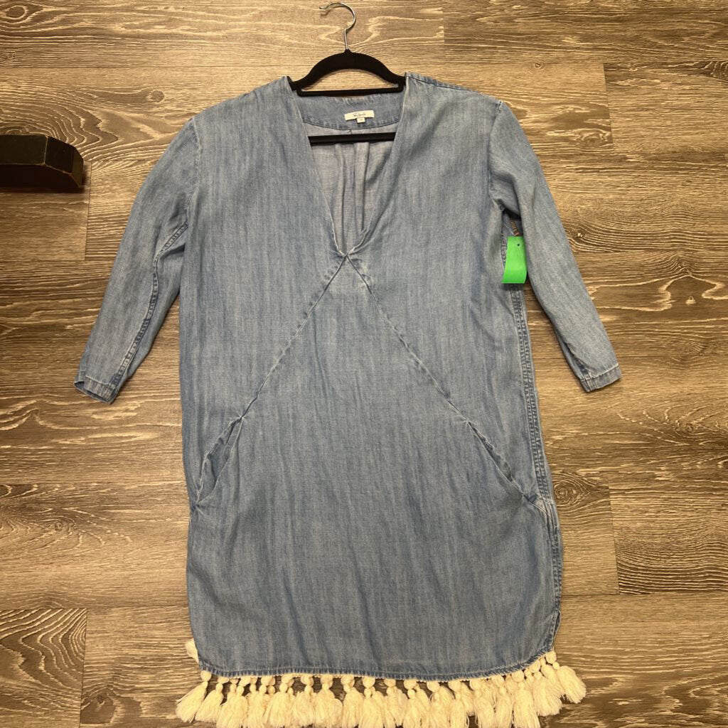 Rails Soft Denim Tassle H DRESSES XS