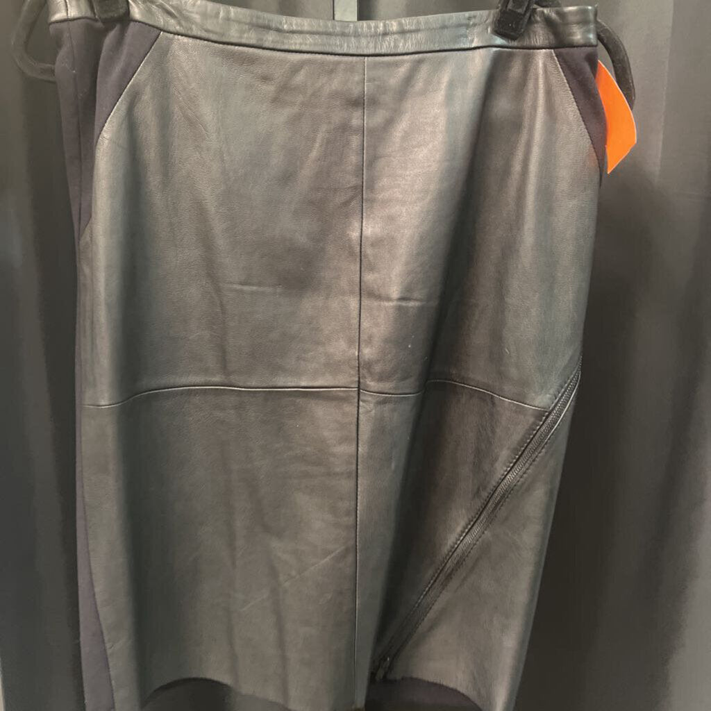 Trouve Lthr/Fabric Pencil SKIRTS 6