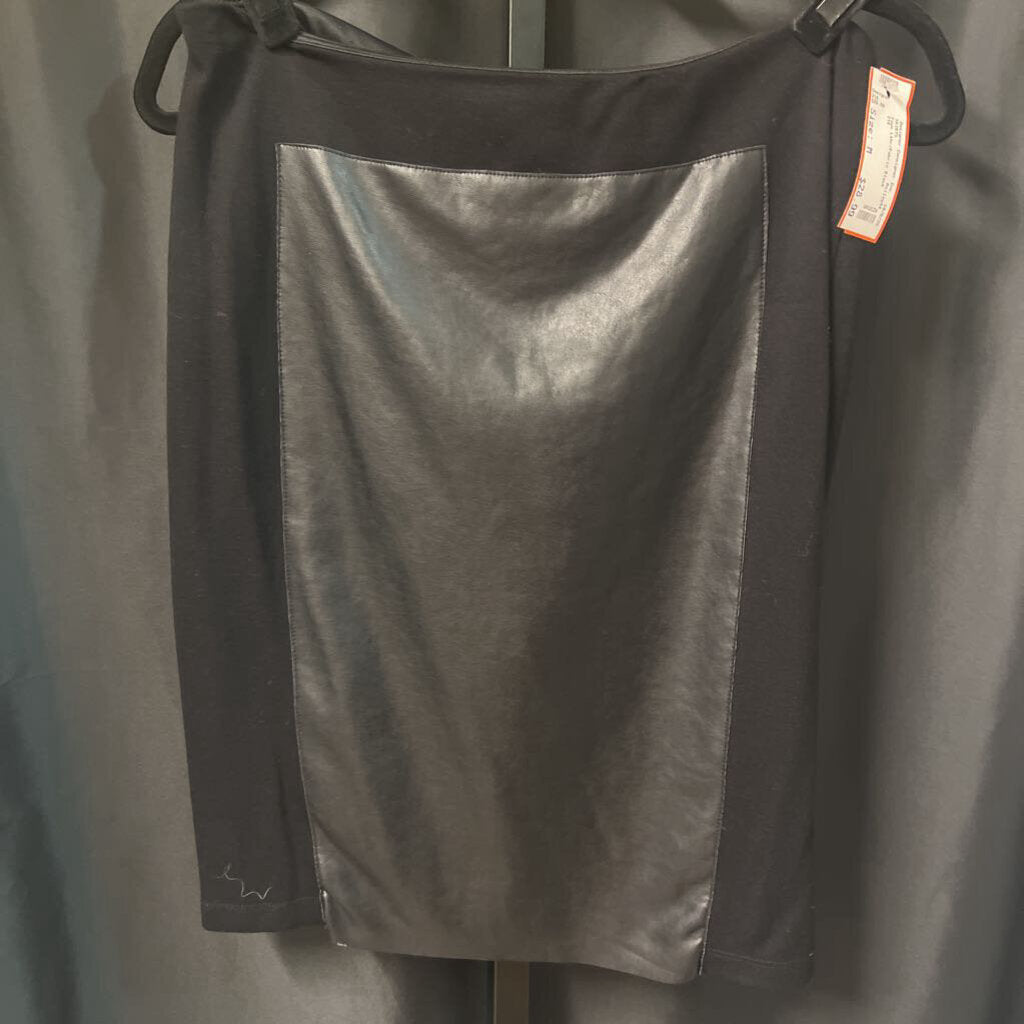 Bailey44 Faux Lthr/Fabric SKIRTS M