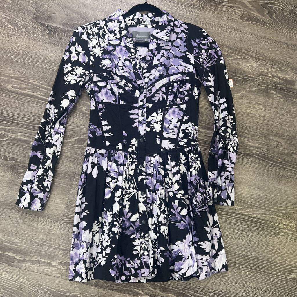 Anthropologie Floral pleated DRESSES 10