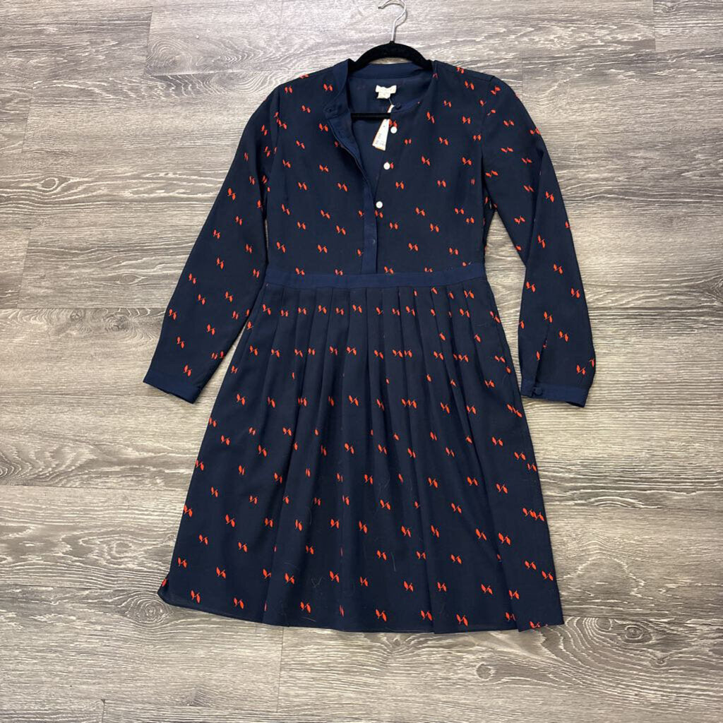 J Crew Red Leaves DRESSES 4