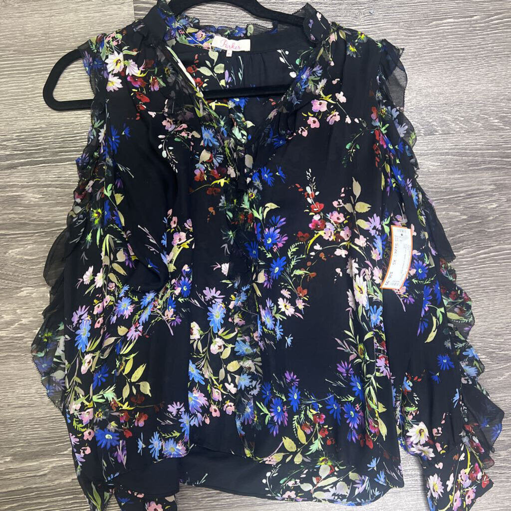 Parker Floral open sleeve TOPS XS