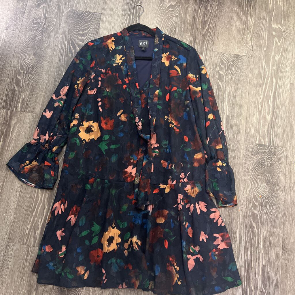 Eci Tie floral DRESSES M