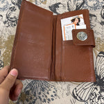 Load image into Gallery viewer, Ferrara Crosshatch leather WALLETS wallet
