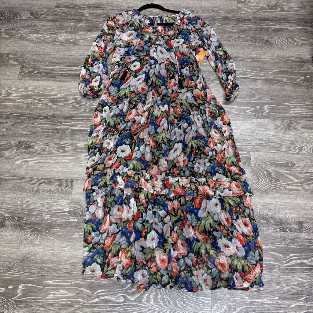 Anthropologie Floral long DRESSES S