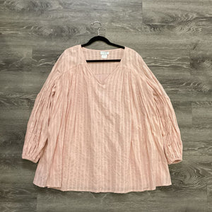 Steele (anthro Metallic Stripe Puffy Sleeve TOPS XS