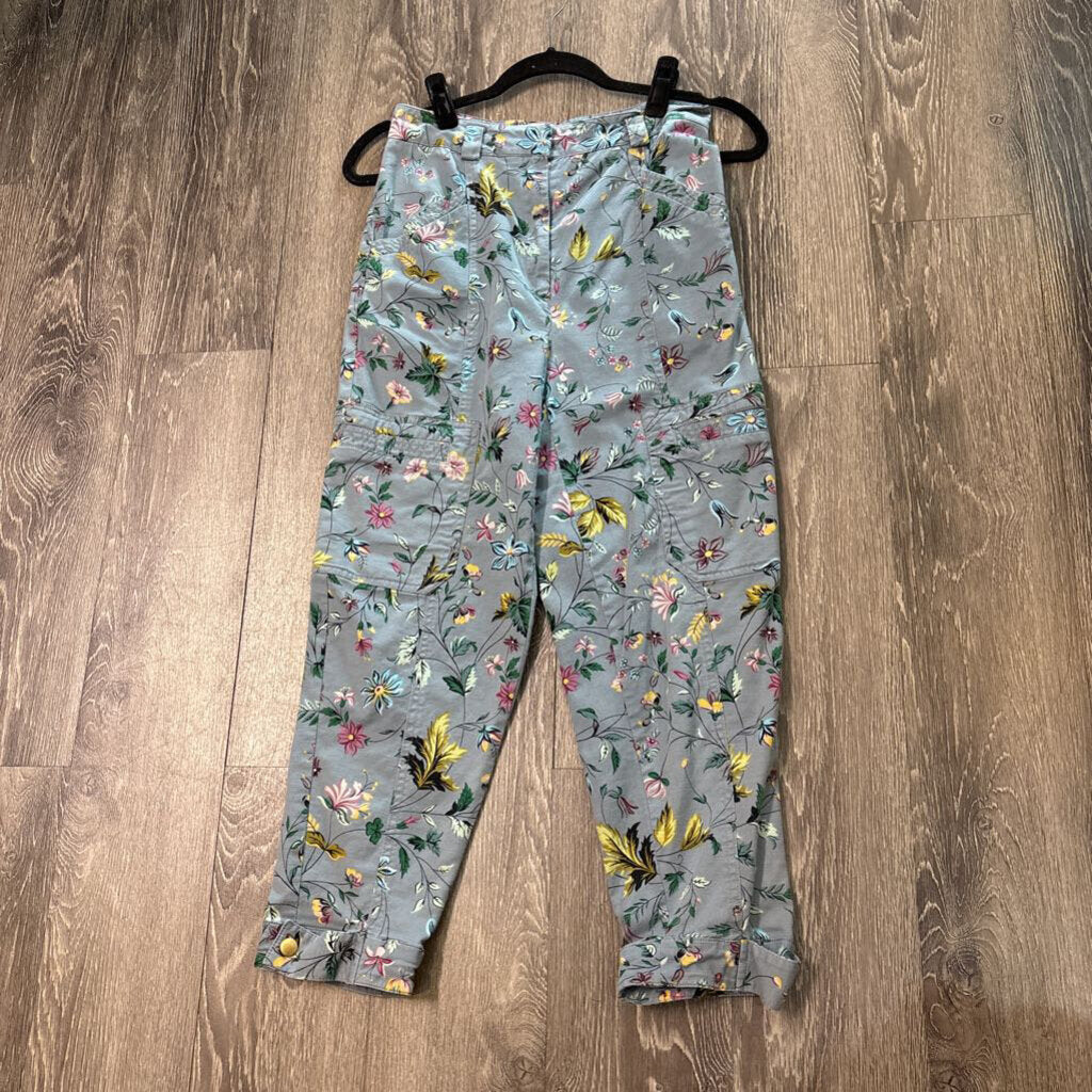 Anthropologie Floral pants PANTS 4p