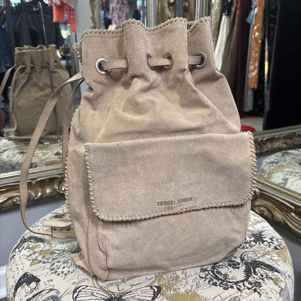 Giorgio Armani Suede Converitble HANDBAGS M