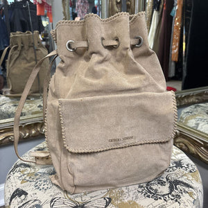 Giorgio Armani Suede Converitble HANDBAGS M