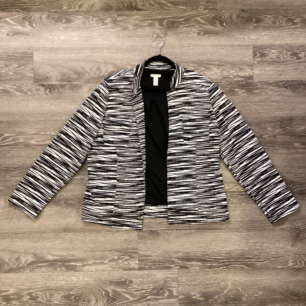 Chicos Horizontal Stripes/Open JACKETS 2