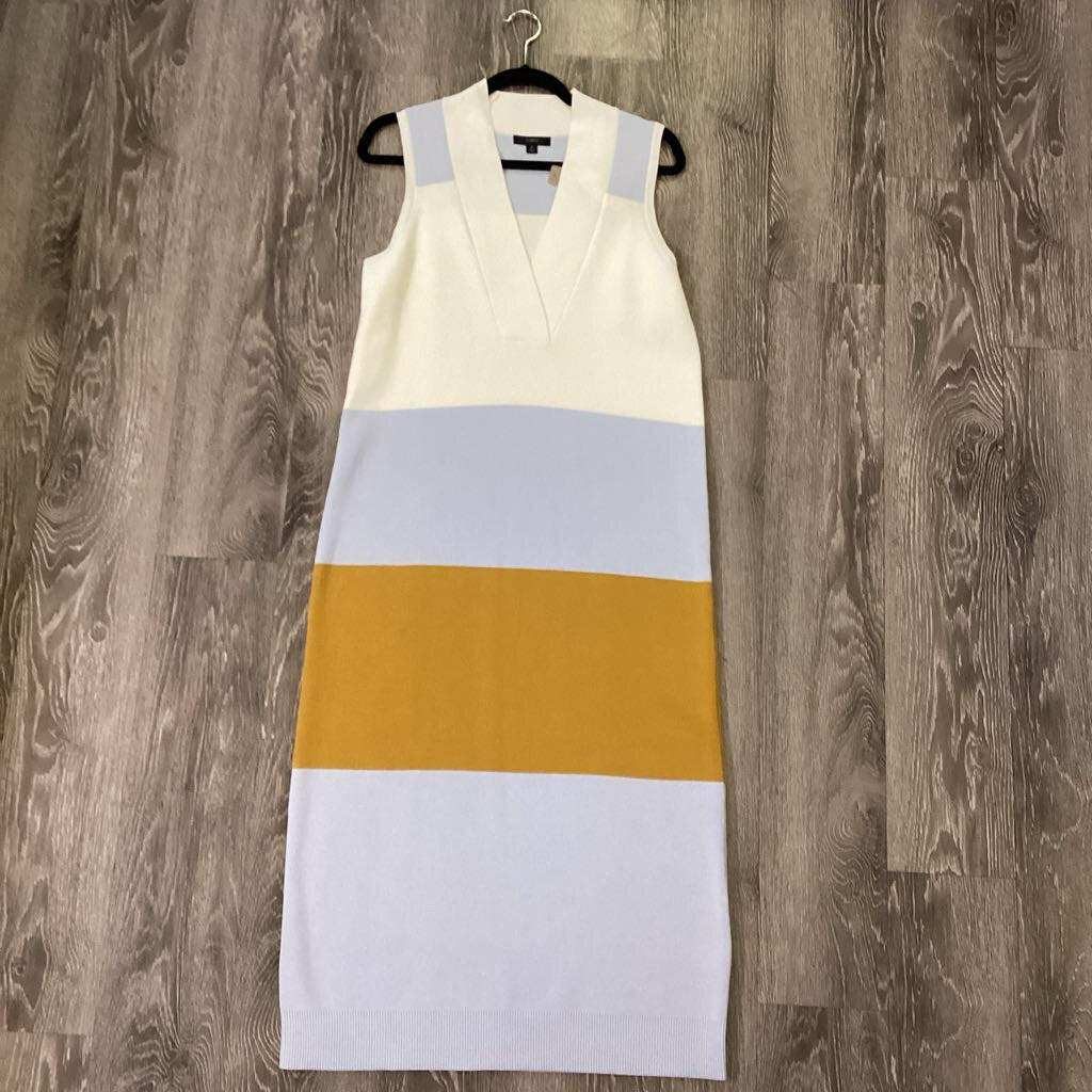 J Crew NWT Long Color Block DRESSES S