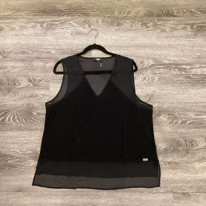 DKNY nwt sheer top TOPS XL