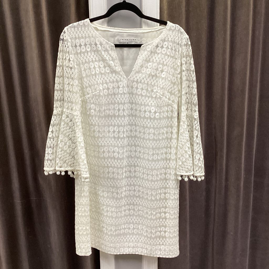 Trina Turk Lace/beaded cuffs DRESSES 4