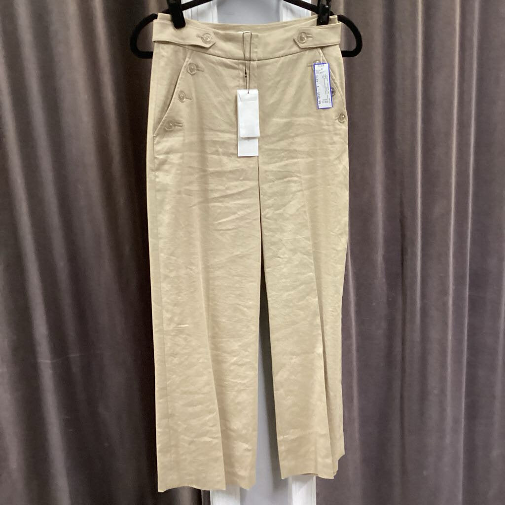 Veronica Beard NWT ButtonPockets PANTS 4