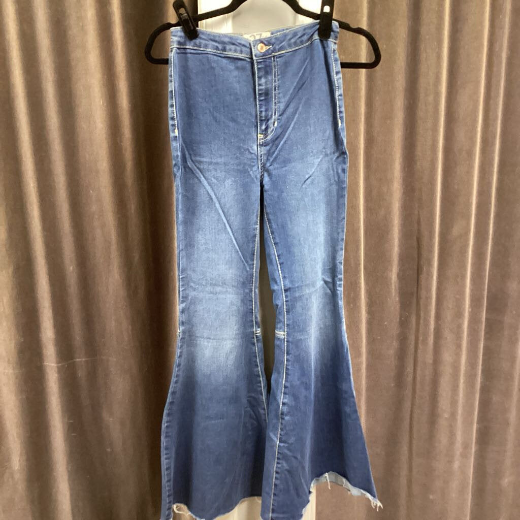 Free People High Rise Bell JEANS 27