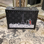 Load image into Gallery viewer, Louis Vuitton Clutch Box Paris Paint HANDBAGS Eclipse
