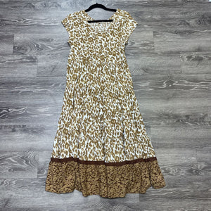 Soft Surroundings Cheetah Print Tiered DRESSES PS